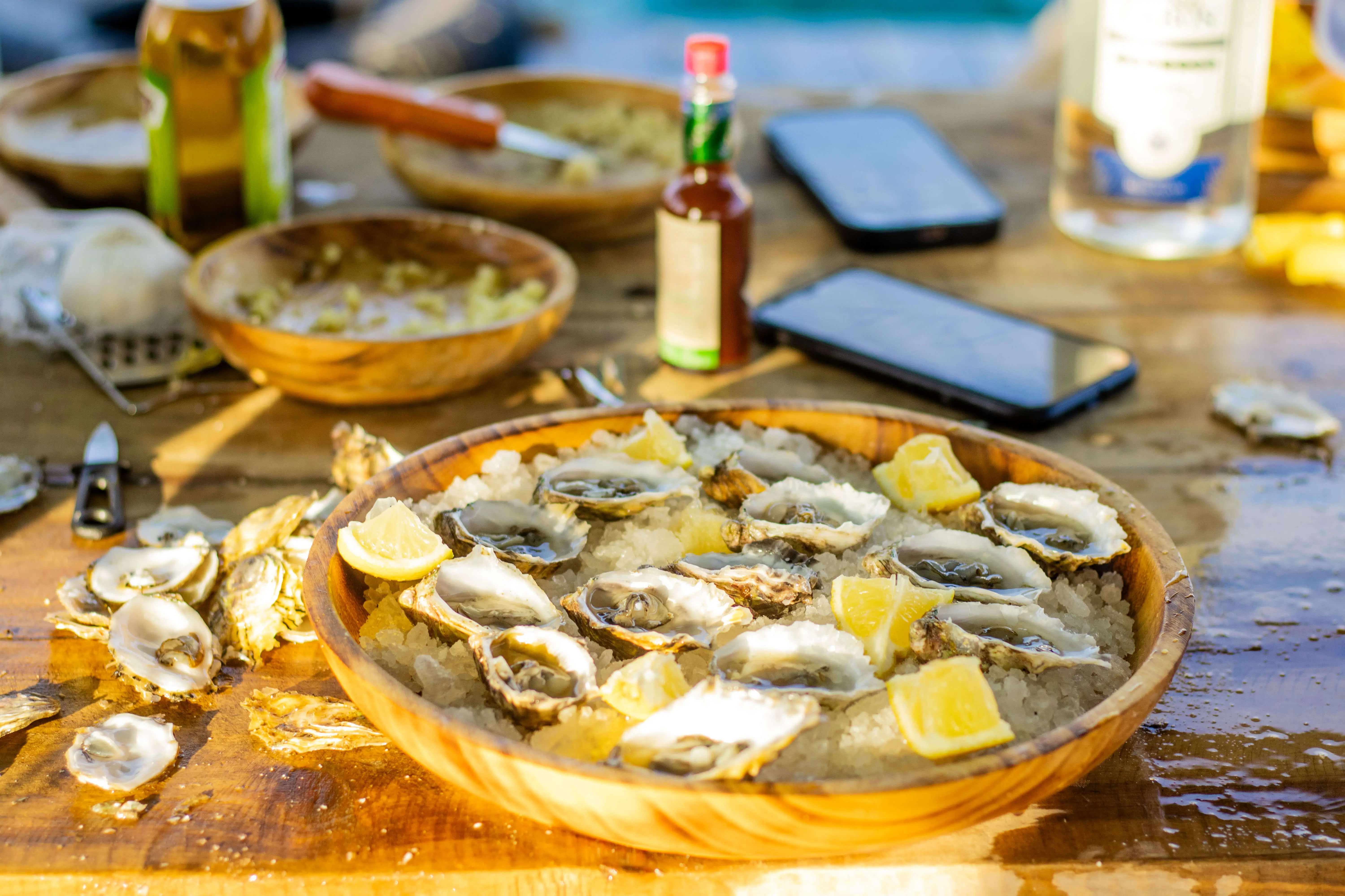Oyster farming